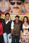 Sambhavna Seth, Manoj Tiwari and Ravi Kissan at Bhojpuri show Badka Sahab launch - inditop.com17