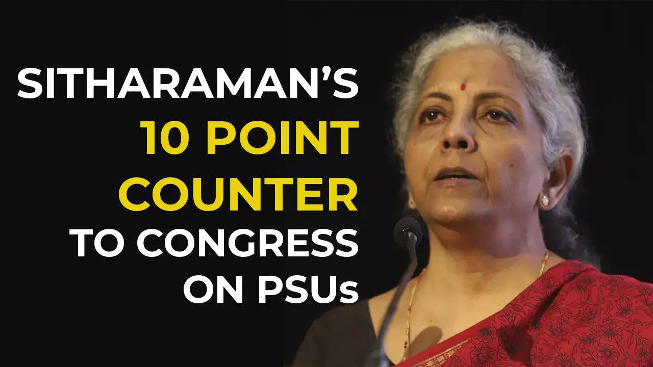 ‘225% growth’: Sitharaman hits out at Rahul with 10 points on PSUs