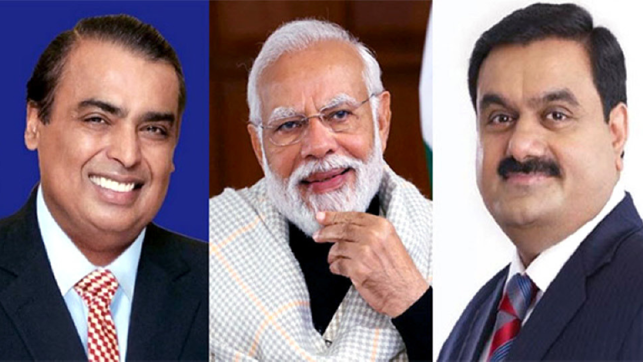 ‘Modi, Ambani and Adani shaping India into eco superpower’: Report